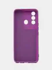 Пурпурный чехол для Itel Vision 3 Plus (Ител Вижен 3 Плюс), с мягкой подкладкой