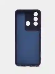Темно-синий чехол для Itel Vision 3 Plus (Ител Вижен 3 Плюс), с мягкой подкладкой