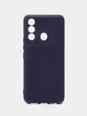 Темно-синий чехол для Itel Vision 3 Plus (Ител Вижен 3 Плюс), с мягкой подкладкой