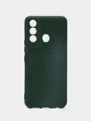 Тёмно-зелёный чехол для Itel Vision 3 Plus (Ител Вижен 3 Плюс), с мягкой подкладкой