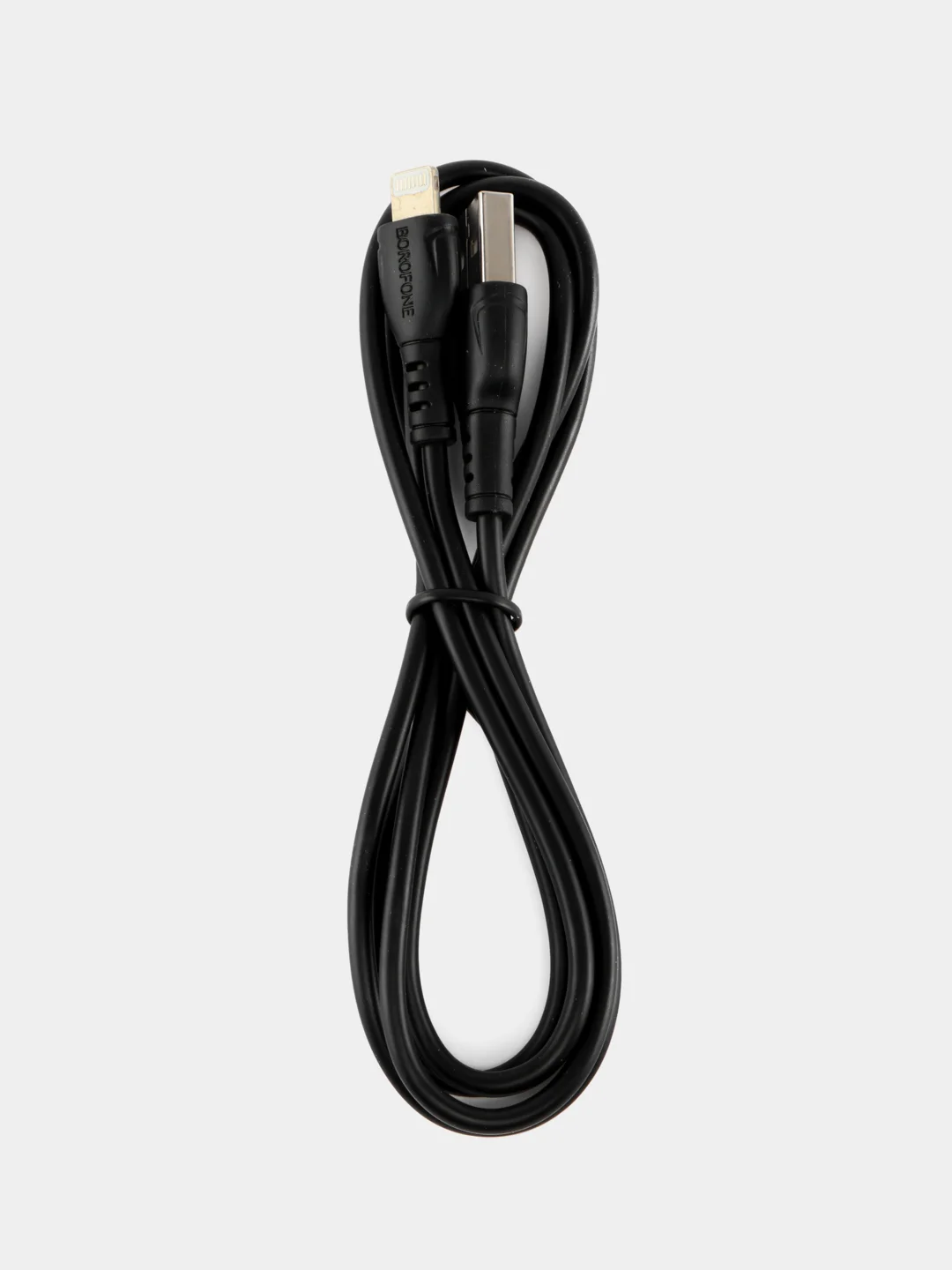 Черный кабель зарядный Borofone BX51 (до 3A, Type-C, MicroUSB, Lightning для Android и iPhone)