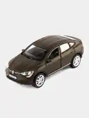 Светло-коричневый машина "RENAULT ARKANA" 12 см, Технопарк, свет звук, открываются двери и багажник, металл