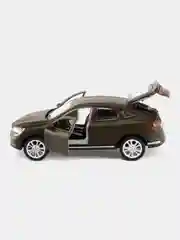 Светло-коричневый машина "RENAULT ARKANA" 12 см, Технопарк, свет звук, открываются двери и багажник, металл