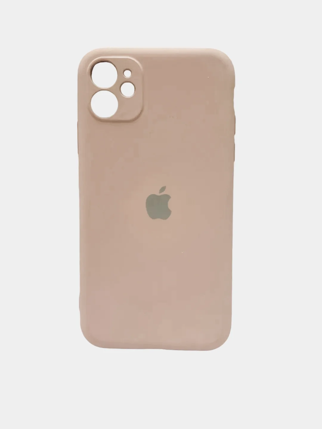 Бежевый меланж чехол Soft - Touch для iPhone 11