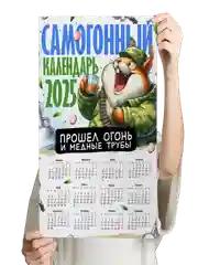 Манго календарь на Новый 2025 год 18+, алкокалендарь, офигенный, гребаный, 42 вида размер А4