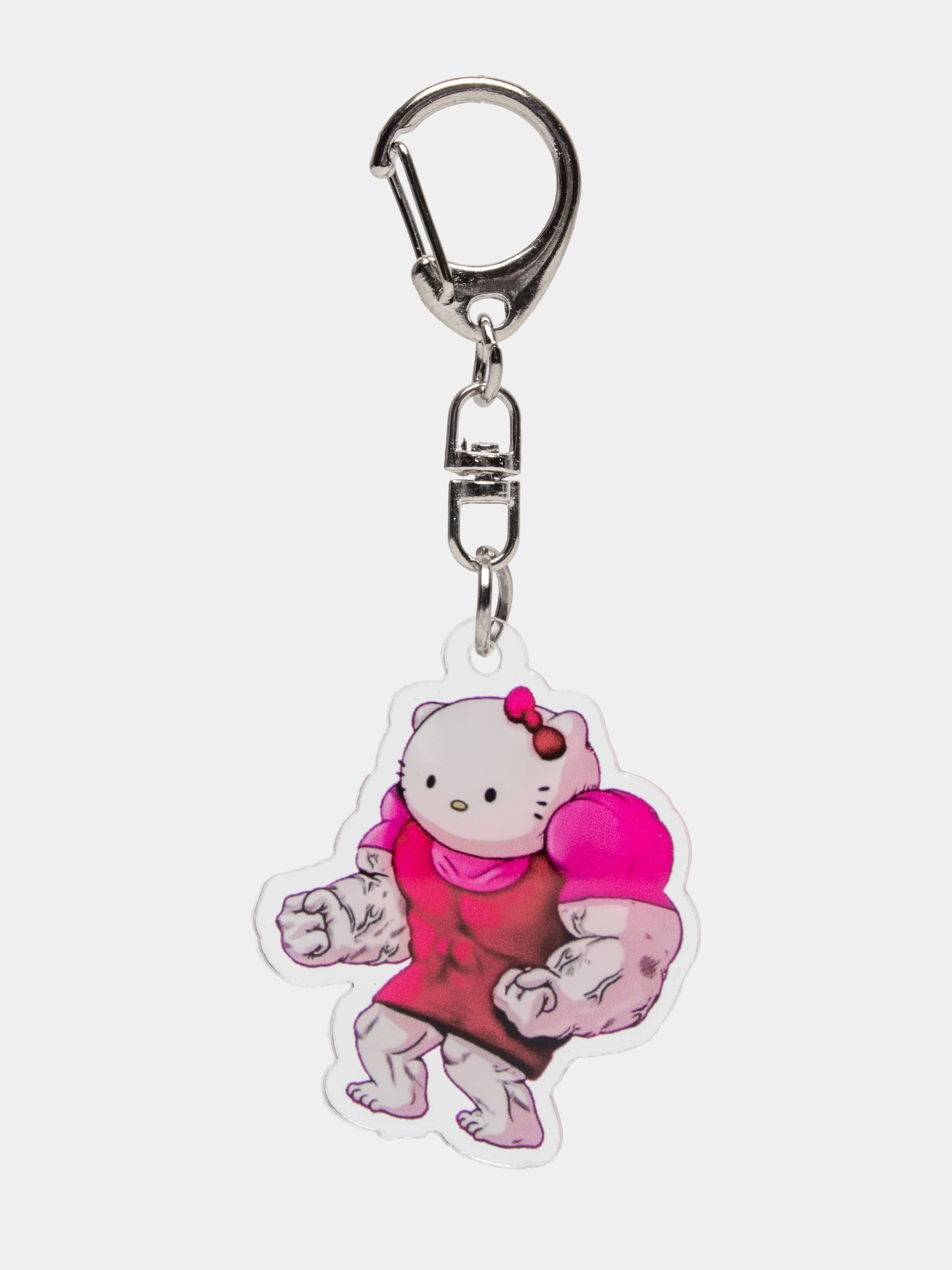 Золотой брелок для ключей акриловый Куроми, My Melody, Hello Kitty, двусторонний, аниме брелок