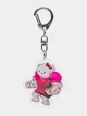 Золотой брелок для ключей акриловый Куроми, My Melody, Hello Kitty, двусторонний, аниме брелок