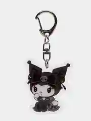 Коричневый брелок для ключей акриловый Куроми, My Melody, Hello Kitty, двусторонний, аниме брелок