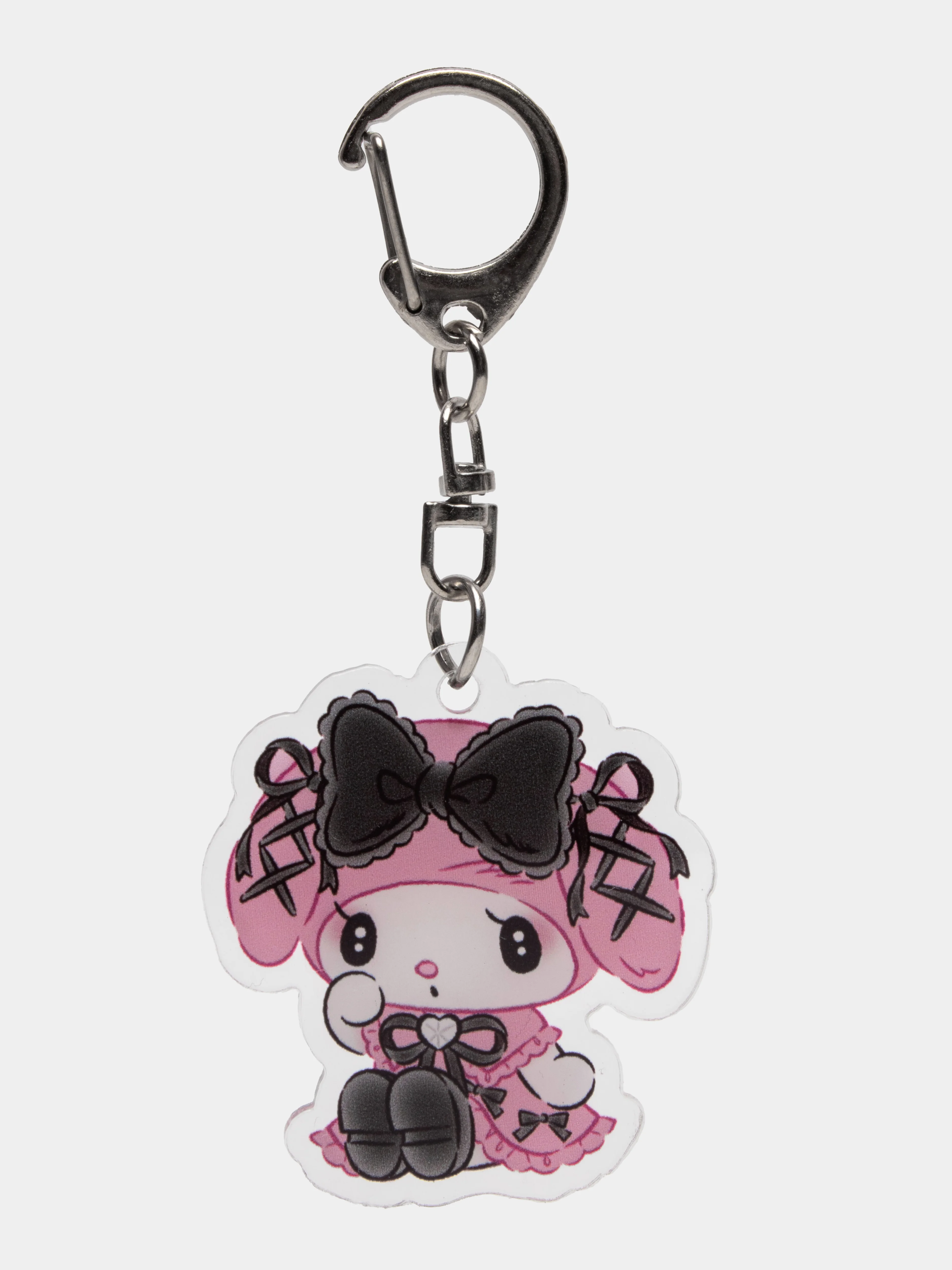 Коралловый меланж брелок для ключей акриловый Куроми, My Melody, Hello Kitty, двусторонний, аниме брелок