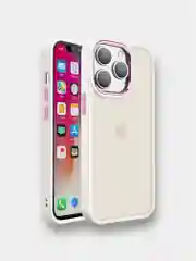 Белый чехол для iPhone 15 Pro, 15 Pro Max, 13, 14 Pro, 16 Pro, 16 Pro max накладка для айфона
