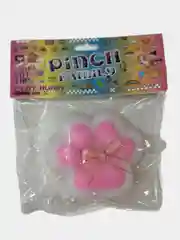 Розовый сквиш лапка