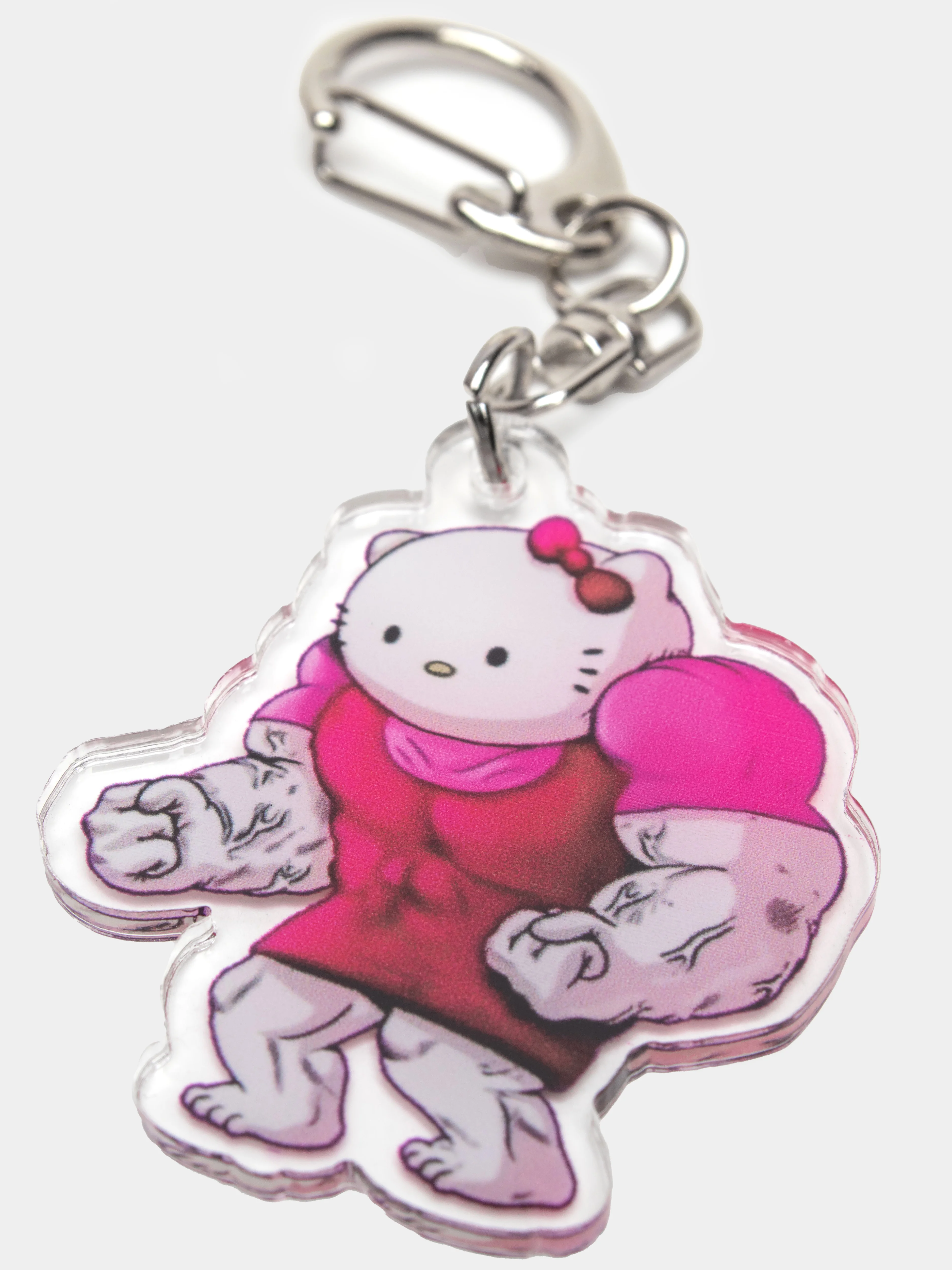 Золотой брелок для ключей акриловый Куроми, My Melody, Hello Kitty, двусторонний, аниме брелок