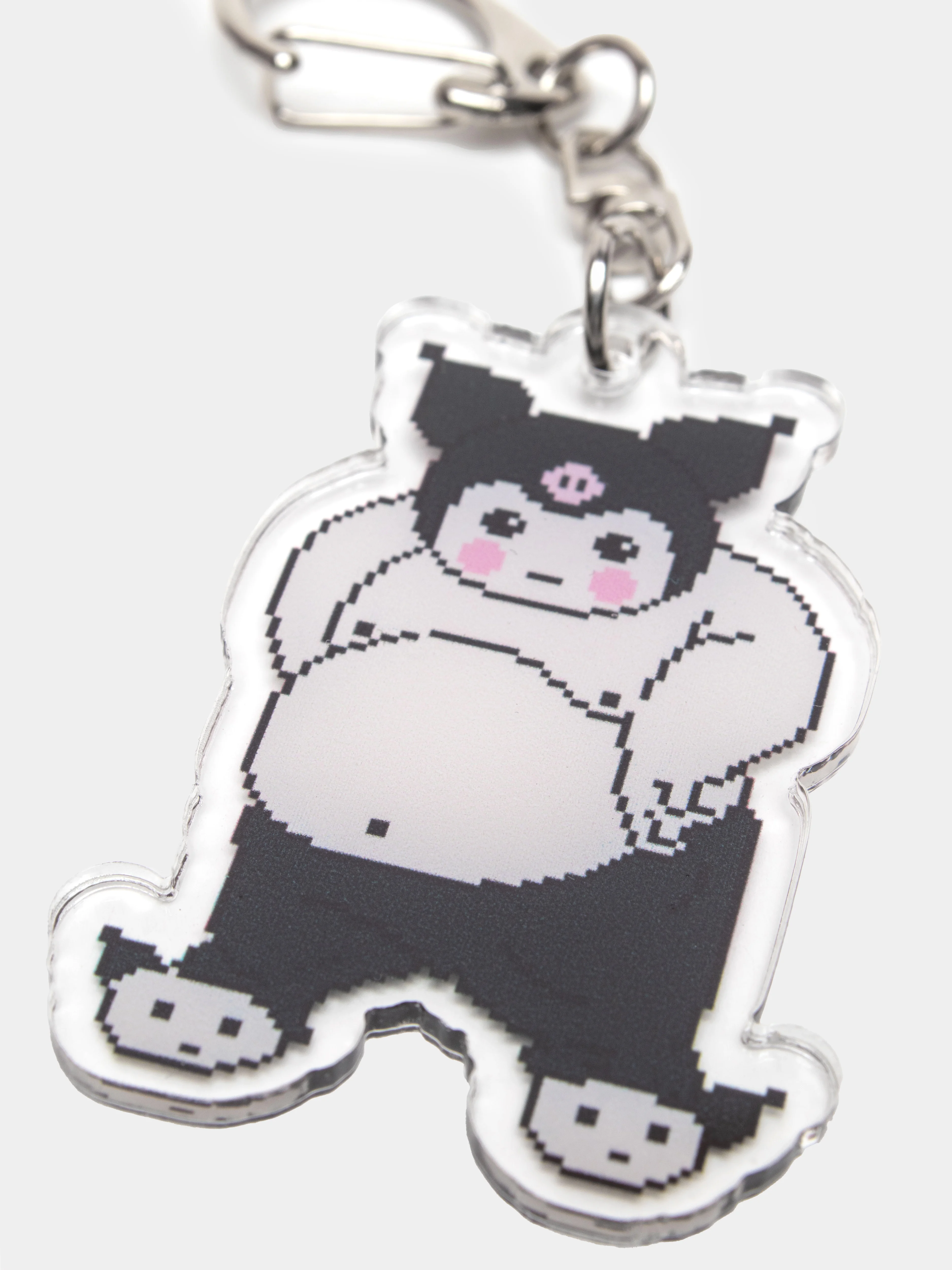 Индиго брелок для ключей акриловый Куроми, My Melody, Hello Kitty, двусторонний, аниме брелок
