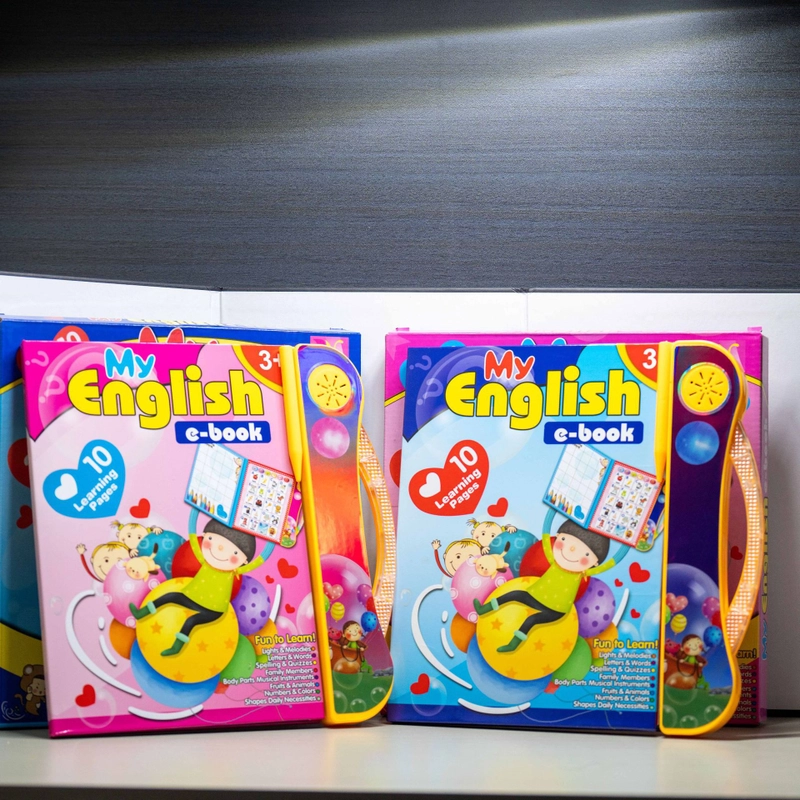 Книжка английская со звуком для детей