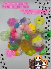 Разноцветный игрушка сквиш-антистресс, таба, лапка кошачья, хомяк, орио, куроми, капибара, хеллоу кити