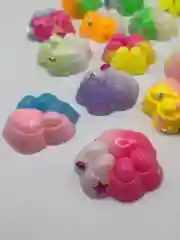 Разноцветный игрушка сквиш-антистресс, таба, лапка кошачья, хомяк, орио, куроми, капибара, хеллоу кити