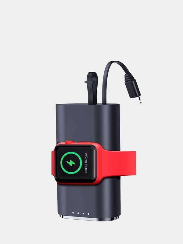 Портативный магнитный PowerBank, для Apple Watch, AirPods и телефона, 5000 мАч