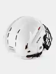 Белый шлем хоккейный с маской CCM TACKS 70 SR