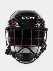 Черный шлем хоккейный с маской CCM TACKS 70 SR