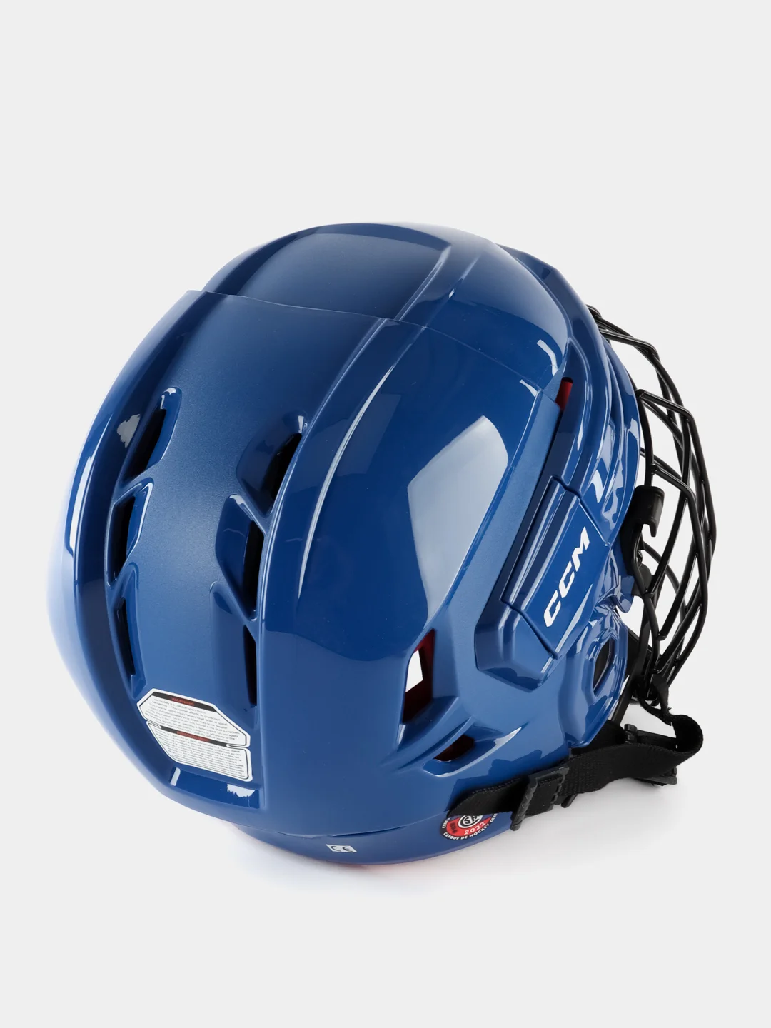 Синий шлем хоккейный с маской CCM TACKS 70 SR