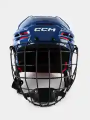 Синий шлем хоккейный с маской CCM TACKS 70 SR