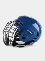 Синий шлем хоккейный с маской CCM TACKS 70 SR