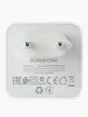 Сетевое зарядное устройство Borofone BA76A, 35W, 2 выхода Type-C + кабель, быстрая зарядка