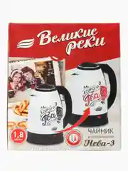 Чайник электрический с термическим рисунком, 1500 Вт, 1,8 л