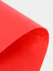 Алый фетр листовой, средняя жёсткость