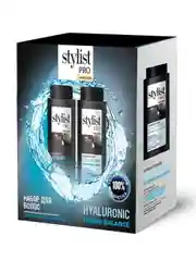 Набор STYLIST PRO Глубокое увлажнение и блеск, шампунь, бальзам для волос, 280 мл