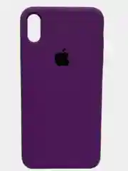 Пурпурный чехол iPhone XS Max Silicone case