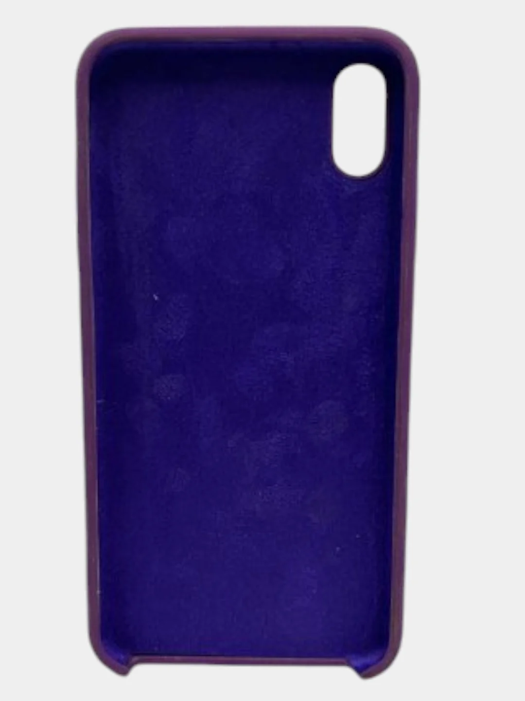 Пурпурный чехол iPhone XS Max Silicone case