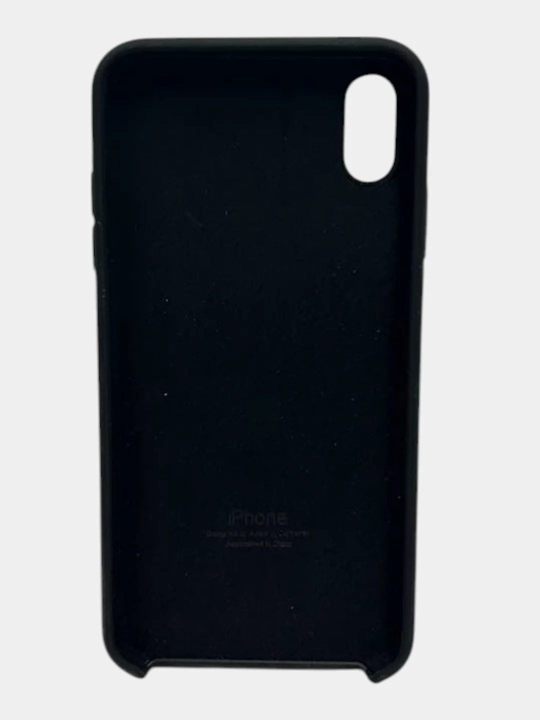 Черный чехол iPhone XS Max Silicone case