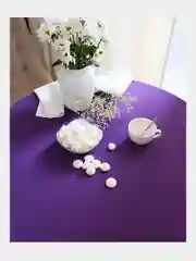 Фиолетовый скатерть 200х145 и 148х148 см, прямоугольная, круглая, однотонная, текстильная