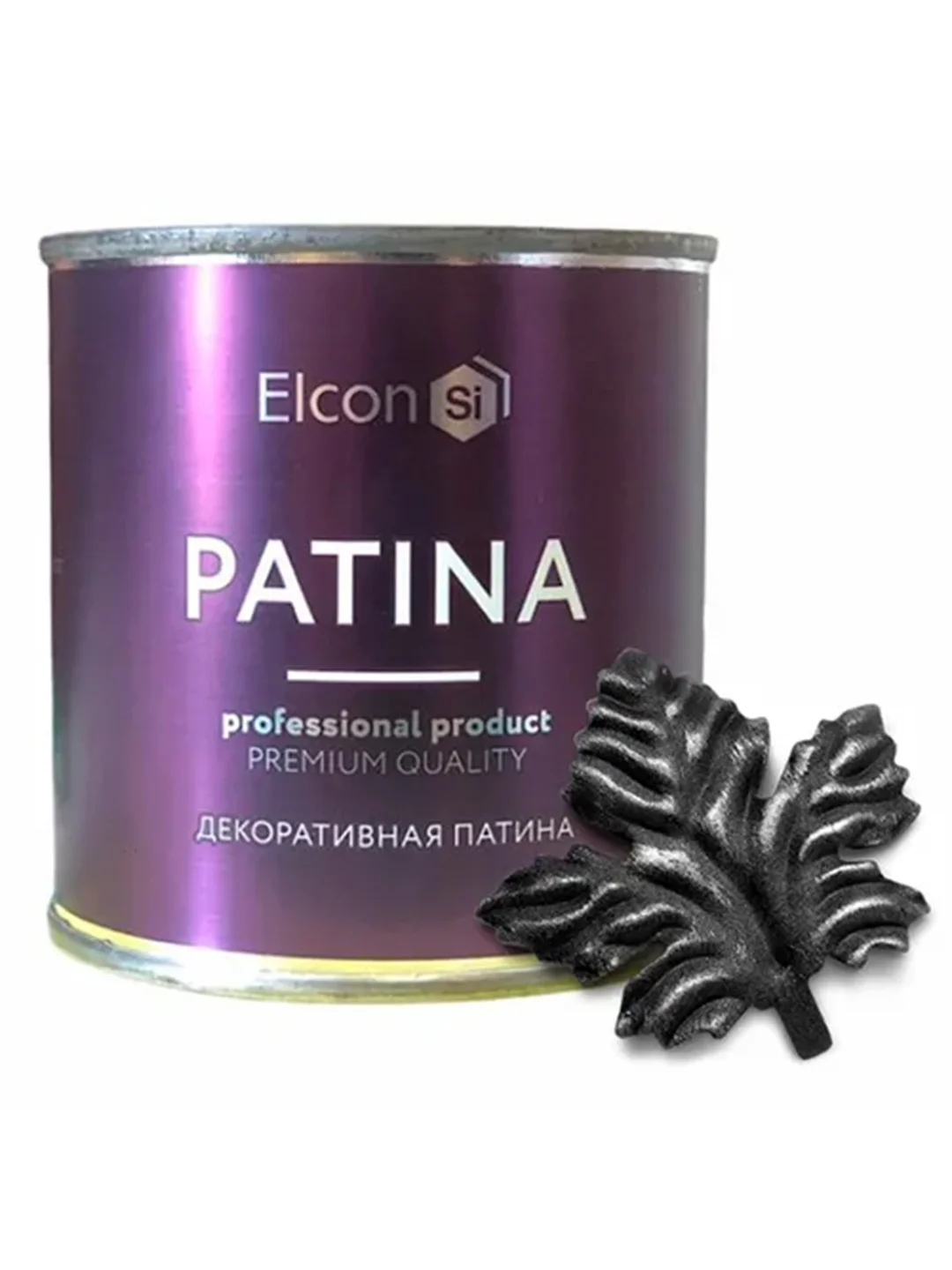 Серебряный эмаль Elcon декоративная PATINA 0,2кг