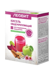Кисель Леовит "Общеукрепляющий", 5 пакетов по 20 г