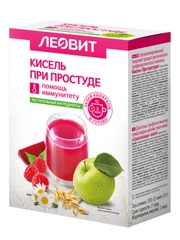 Кисель Леовит "При простуде", 5 пакетов по 20 г
