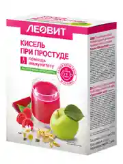 Кисель Леовит "При простуде", 5 пакетов по 20 г