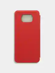 Красный чехол книжка Xiaomi POCO F3, POCO M3, POCO X3 NFC, POCO X3 PRO с функцией подставки