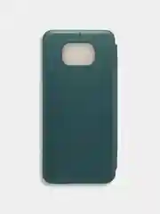 Зеленый чехол книжка Xiaomi POCO F3, POCO M3, POCO X3 NFC, POCO X3 PRO с функцией подставки