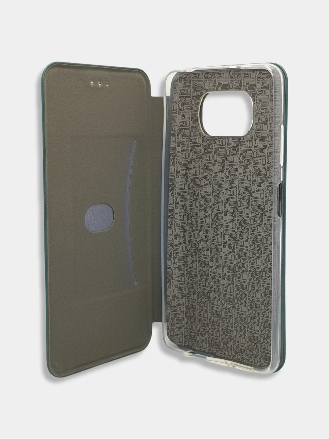 Зеленый чехол книжка Xiaomi POCO F3, POCO M3, POCO X3 NFC, POCO X3 PRO с функцией подставки