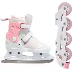Коньки-ролики BIG BRO GLAM PW-223В-153-1 2в1 раздвижные фигурные