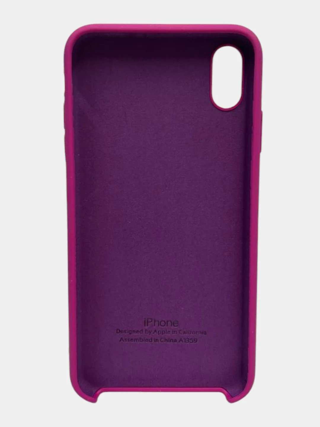Фуксия чехол iPhone XS Max Silicone case