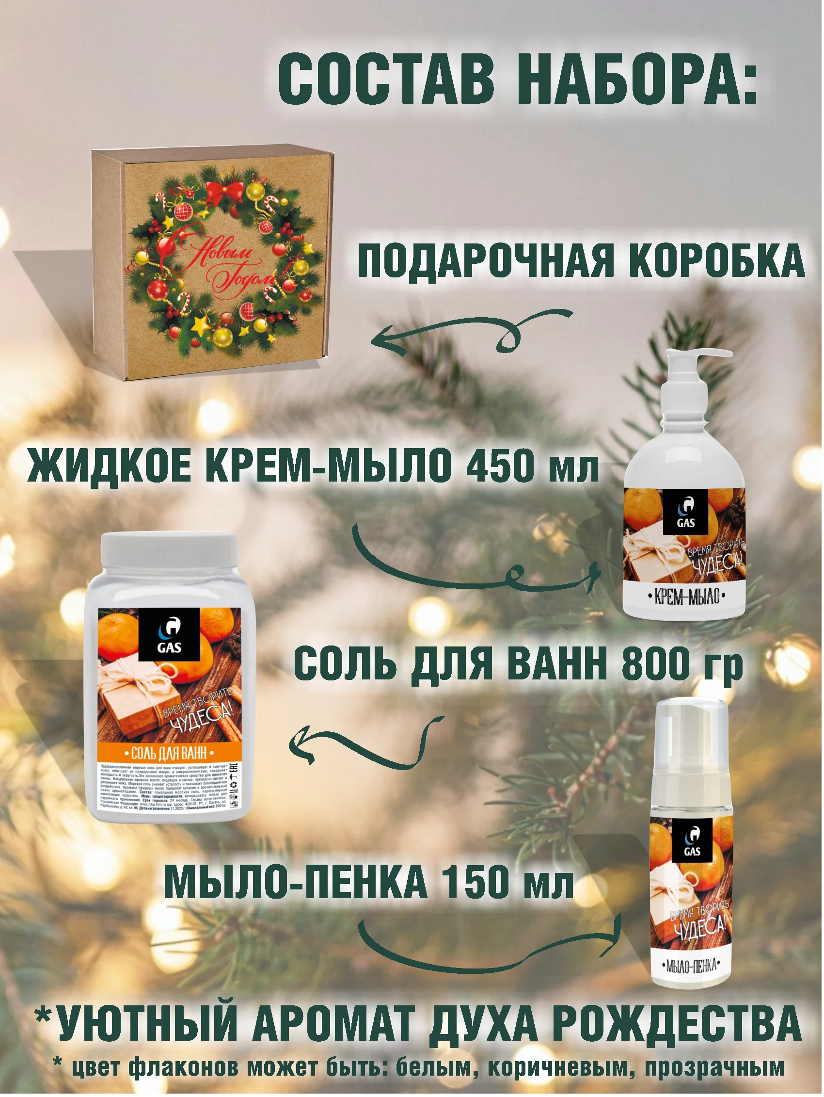 Манго подарочный набор, новогодний