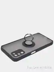 Чехол противоударный Samsung A03S, A20, A30, A22, M22, M32 с кольцом и функцией подставки