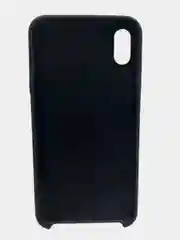 Черный чехол iPhone XS Max Silicone case без логотипа