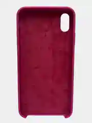 Фуксия чехол iPhone XS Max Silicone case без логотипа