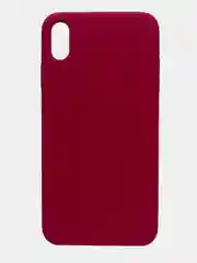 Вишнёвый чехол iPhone XS Max Silicone case без логотипа