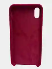 Вишнёвый чехол iPhone XS Max Silicone case без логотипа