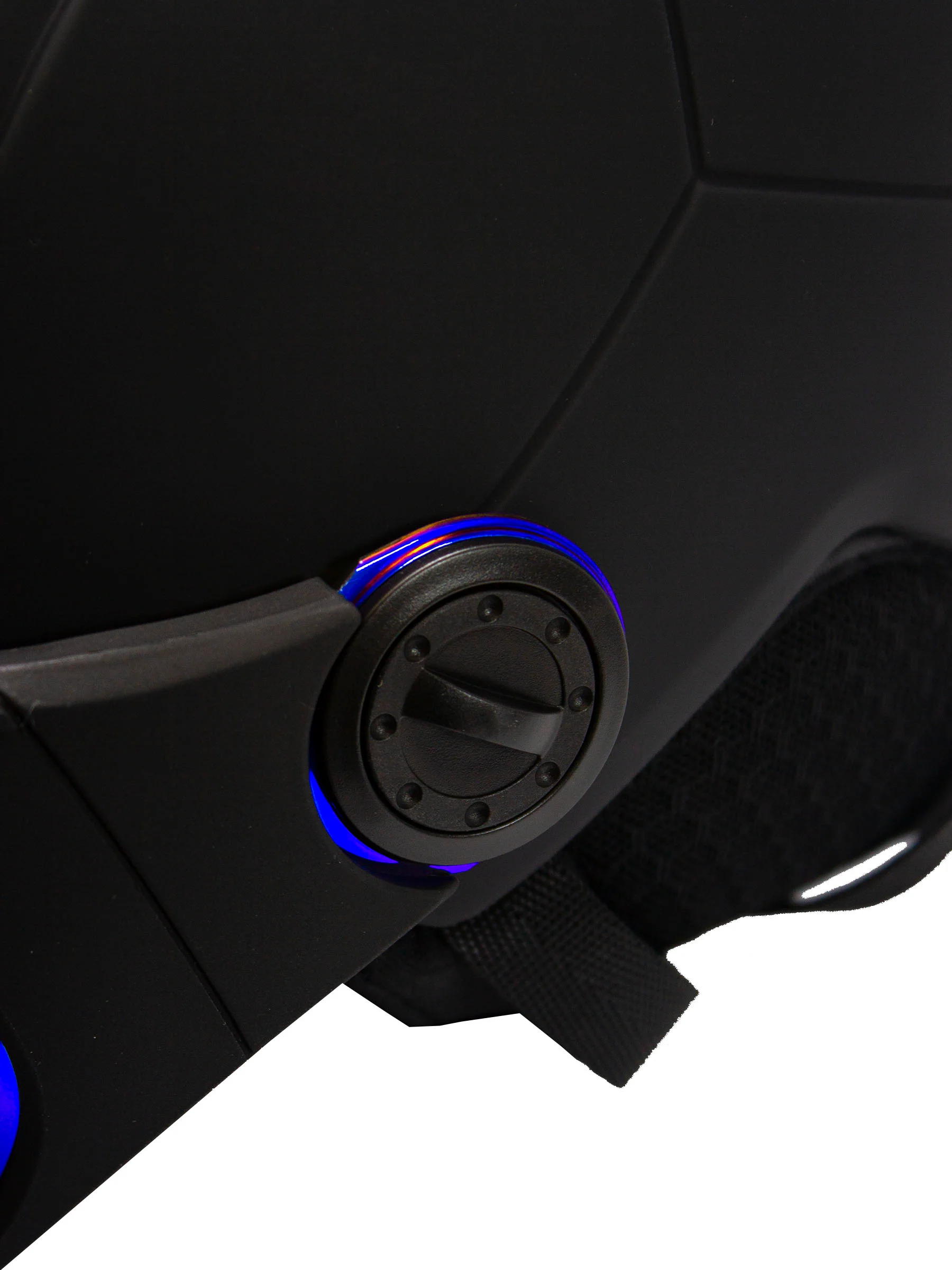 Шлем горнолыжный BIG BRO YL108 blue visor Matt Black